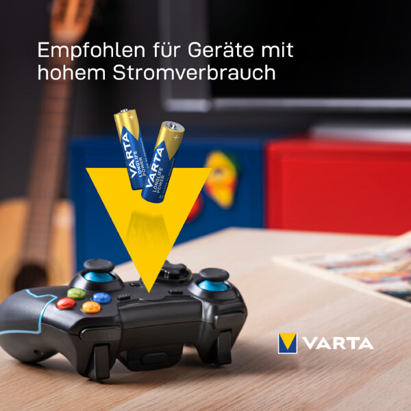 VARTA Alkaline Batterie Longlife Power, Mignon AA, 12er