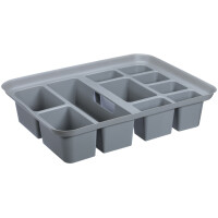 plast team Einsatz mit Griff für PROBOX RECYCLE, grau