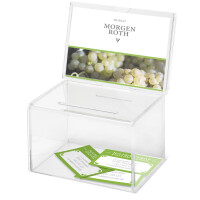 deflecto Aktionsbox, aus Acryl, glasklar