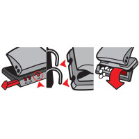 Maped Locher Advanced A6203, Stanzleistung: 20 Blatt, taupe