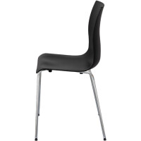 PAPERFLOW Besucherstuhl ARKO, 2er Set, schwarz
