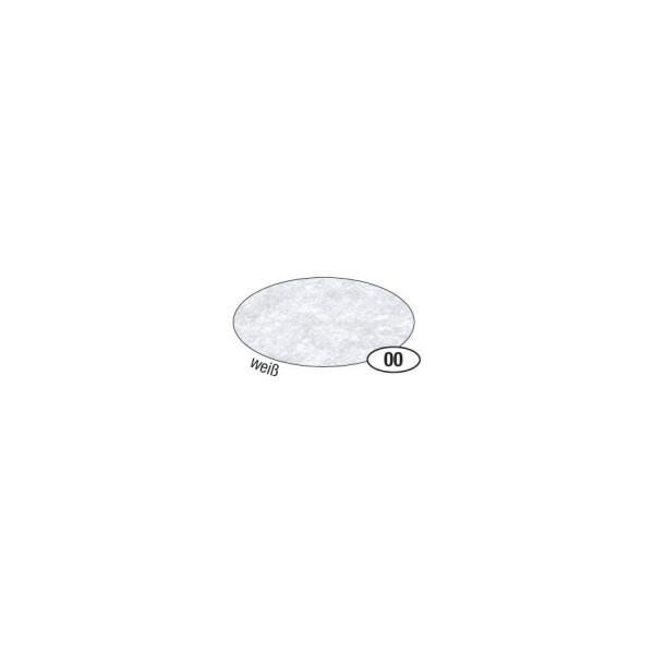 folia Bastelfilz, 20 x 30 cm, 10 Stück, weiß 520400