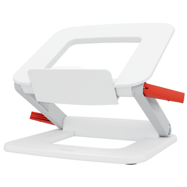 LEITZ Notebookständer Ergo Multi-Winkel, 13" bis 15", 6-fach verstellbar, weiß 6424-00-01