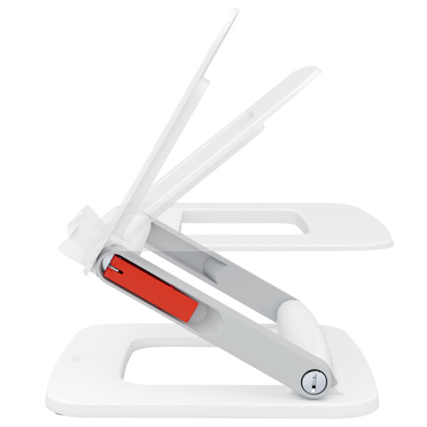 LEITZ Notebookständer Ergo Multi-Winkel, 13" bis 15", 6-fach verstellbar, weiß 6424-00-01