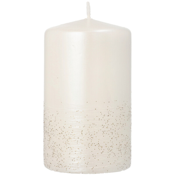 STARPAK Stumpenkerze "Safe Candle Fia", 60 mm, perlmutt