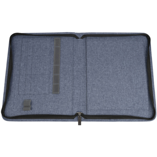 WEDO Schreibmappe "DENIM", aus Polyester, blaumeliert