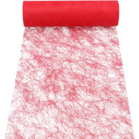 PAPSTAR Tischläufer Dekoband "Sizoflor", rot