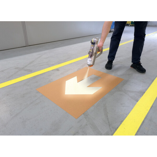 DURABLE Bodenmarkierungsspray DURALINE 750, signalgelb