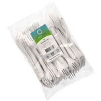 PAPSTAR Circulware Mehrweg-Gabeln, Länge: 185 mm,...