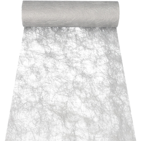PAPSTAR Tischläufer Dekoband "Sizoflor", silber