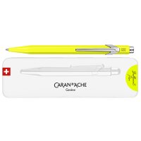 CARAN DACHE Druckkugelschreiber 849 POPLINE FLUO, weiß