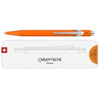 CARAN DACHE Druckkugelschreiber 849 POPLINE FLUO, weiß