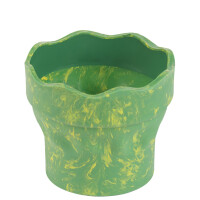 FABER-CASTELL Wasserbecher CLIC & GO, grün...