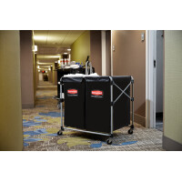 Rubbermaid Sack für Klappwagen X-Cart, 150 Liter, schwarz