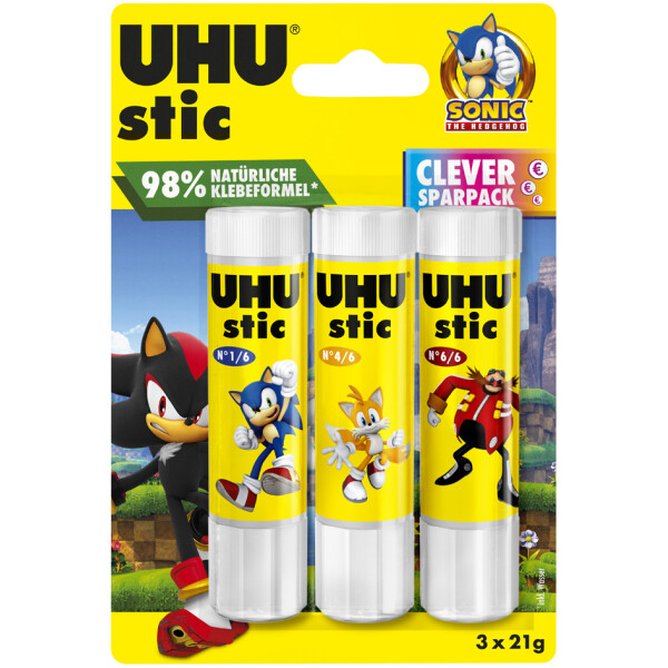 UHU Klebestift stic SONIC, 2 x 21 g, Blister