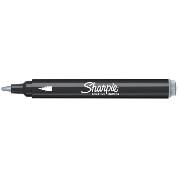 Sharpie Kreativmarker ACRYLIC, Rundspitze, kühlgrau