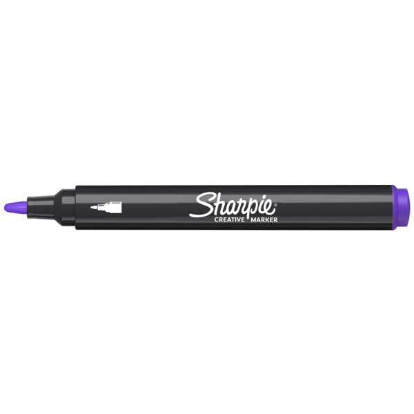 Sharpie Kreativmarker ACRYLIC, Rundspitze, kühlgrau