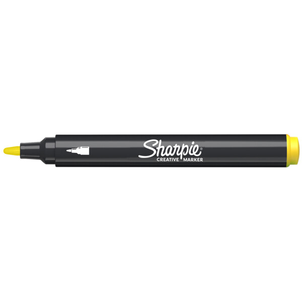 Sharpie Kreativmarker ACRYLIC, Rundspitze, kühlgrau