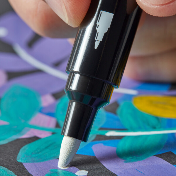 Sharpie Kreativmarker ACRYLIC, Rundspitze, kühlgrau