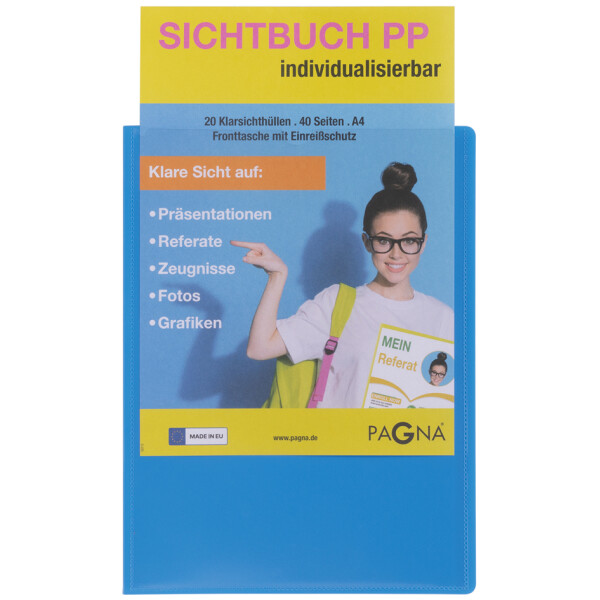 PAGNA Präsentations-Sichtbuch "School", DIN A4, lila