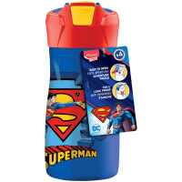 Maped PICNIK Trinkflasche SUPERMAN, 0,43 l, blau rot