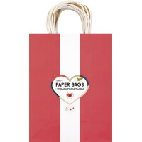 folia Papier-Tragetaschen CLASSIC, Größe: M,...