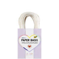 folia Papier-Tragetaschen PASTELL, Größe: M,...