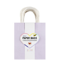 folia Papier-Tragetaschen PASTELL, Größe: S, farbig sortiert