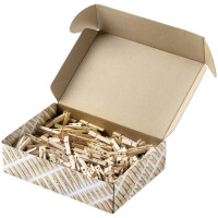 folia Holzklammern-Mix BASIC Jumbobox, 500 g