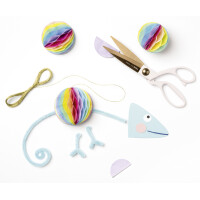 folia Wabenpapier RAINBOW, 30-lagig, 210 x 330 mm, nassfest