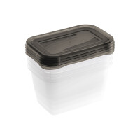 keeeper Frischhaltedose "fredo fresh", 5x 0,5 Liter, eckig