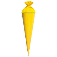 ROTH Bastelschultüte mit Verschluss, 700 mm, gelb
