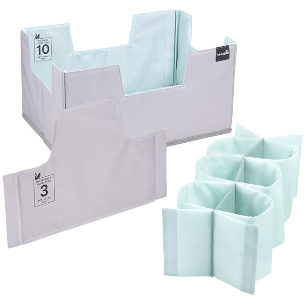 keeeper Einkaufsorganizer-Set "nea", Gr. XL, grau aquamarine