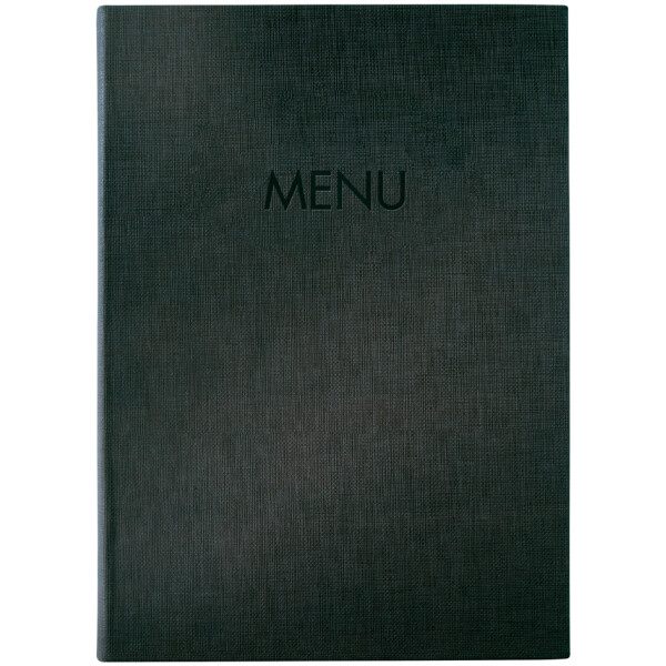 sigel Speisekarten-Mappe MENU, DIN A4, schwarz