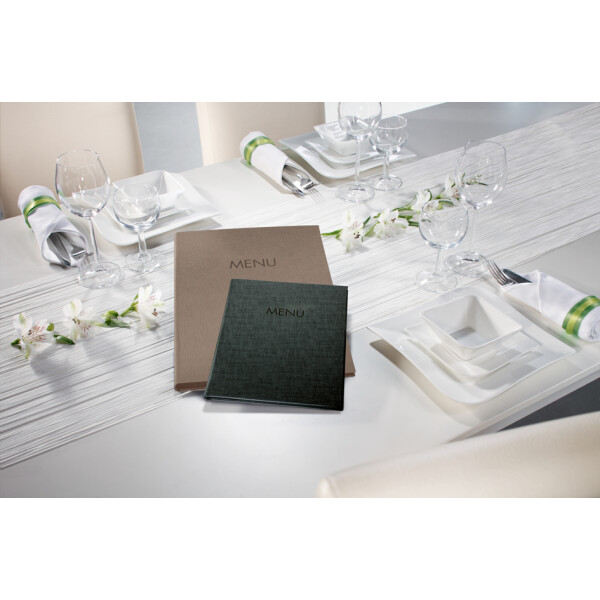 sigel Speisekarten-Mappe MENU, DIN A5, schwarz
