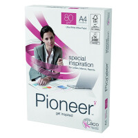 PIONEER special inspiration Premiumpapier hochweiß 2-fach gelocht A4 80g - 1 Palette (100.000 Blatt)