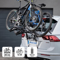 FISCHER Heck-Fahrradträger, für 2...