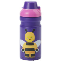 LEGO Trinkflasche BEE, 390 ml, lila