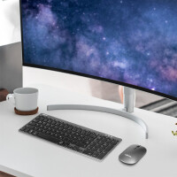 LogiLink BT Dual-Mode Desktop-Set, kabellos, grau anthrazit