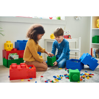 LEGO Aufbewahrungsstein STORAGE BRICK 1, 1,2 Liter, gelb