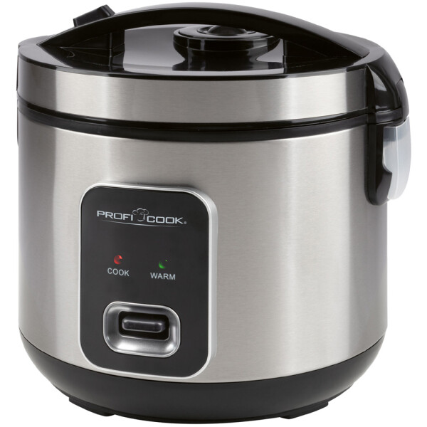 PROFI COOK 2in1 Reiskocher Dampfgarer PC-RK 1285, schwarz