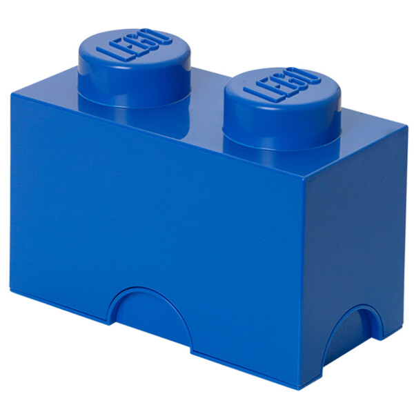 LEGO Aufbewahrungsstein STORAGE BRICK 2, 2,6 Liter, blau