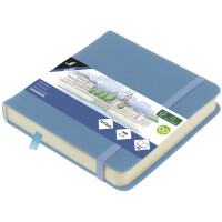 kangaro Skizzenbuch, 80 Blatt, 120 x 120 mm, sky blue
