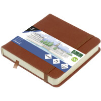 kangaro Skizzenbuch, 80 Blatt, 120 x 120 mm, cognac