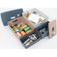 kangaro Aufbewahrungsbox, PP, 20 Liter, rosa
