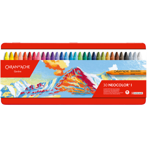 CARAN DACHE Wachsmalstift NEOCOLOR I, 30er Etui