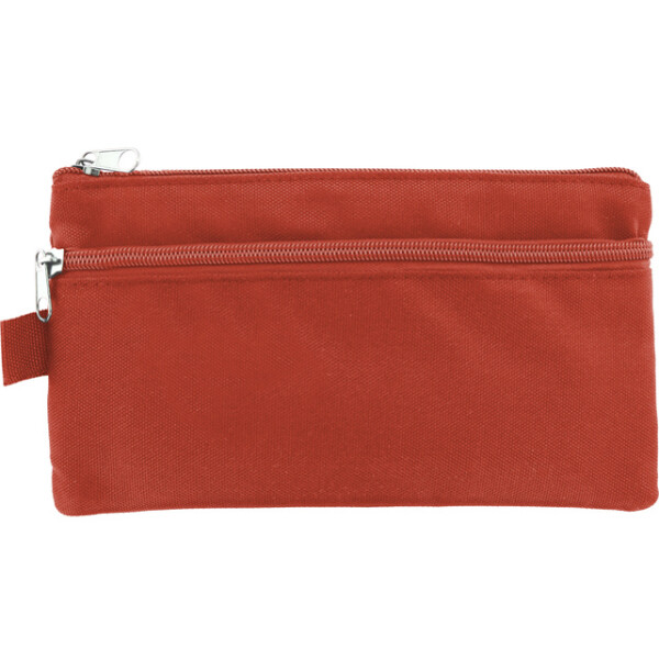Kangaro Schlamper-Etui, eckig, pastellrosa