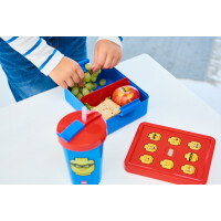 LEGO Trinkbecher mit Strohhalm ICONIC, 0,5 Liter