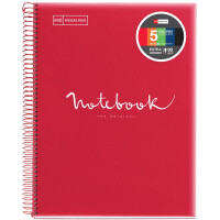 MIQUELRIUS Collegeblock "Notebook EMOTIONS", DIN A5, rosa