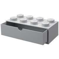 LEGO Schubladenbox DESK DRAWER 8, 1 Schub, blau